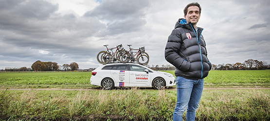 L’équipe de cyclo-cross Beobank-Corendon a choisi la Toyota Avensis comme voiture d’équipe.